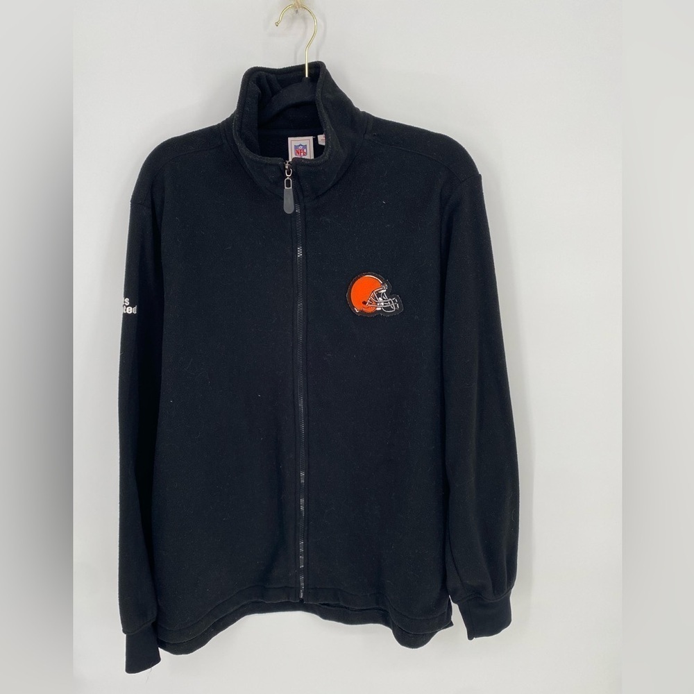 Sports illustrated NFL Cleveland Browns Fleece Full Zip up Jacket XL